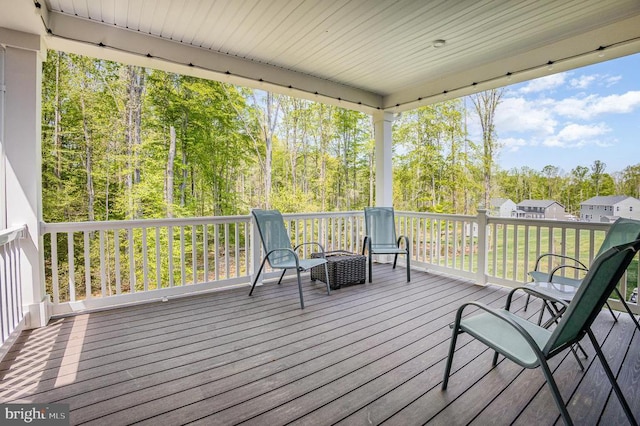 8532 Sylvannah Dr, Spotsylvania, VA 22551 - view of wooden terrace