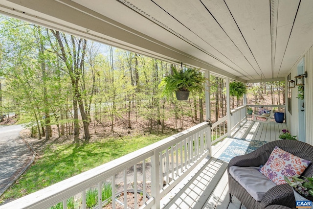 2 Amethyst Rd, Palmyra, VA 22963 - balcony featuring a porch