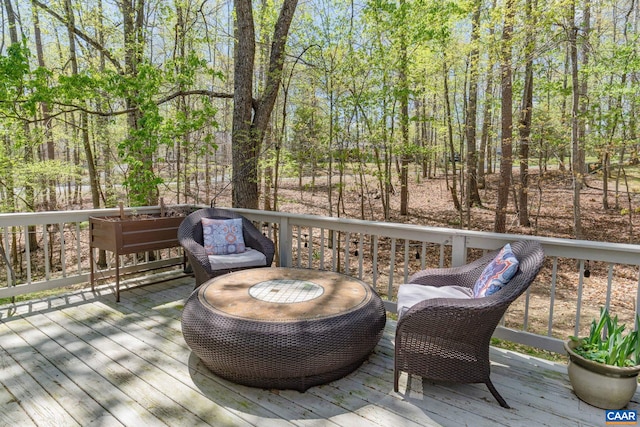 2 Amethyst Rd, Palmyra, VA 22963 - view of wooden terrace