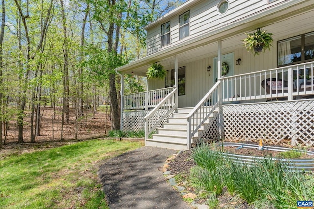 2 Amethyst Rd, Palmyra, VA 22963 - property entrance with covered porch