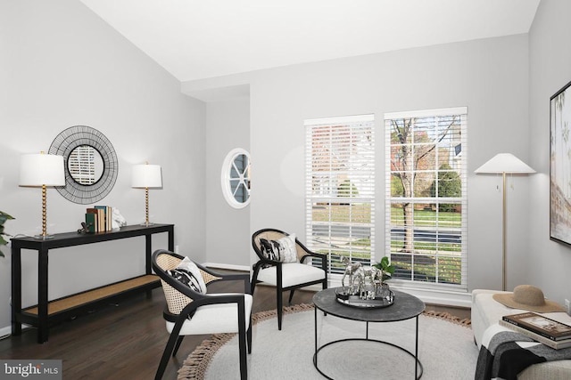 6304 Dranesville Dr W, Fredericksburg, VA 22407 - living area with wood finished floors and baseboards