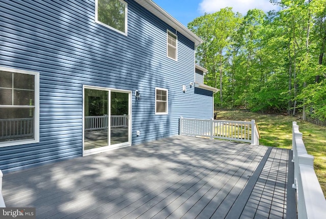 - view of wooden deck