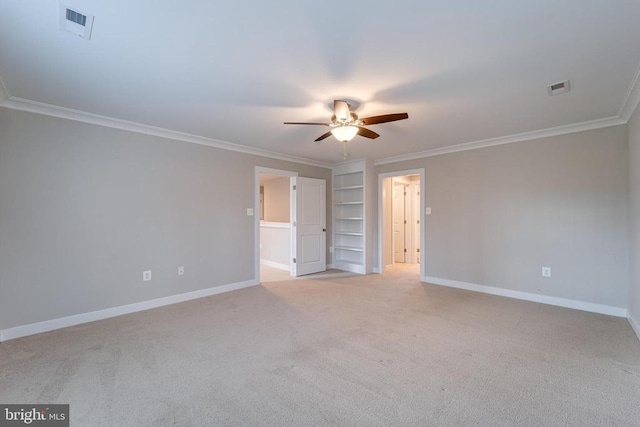 26288 Wisdom Tree Ln, Unionville, VA 22567 - unfurnished bedroom with ornamental molding, light colored carpet, and baseboards