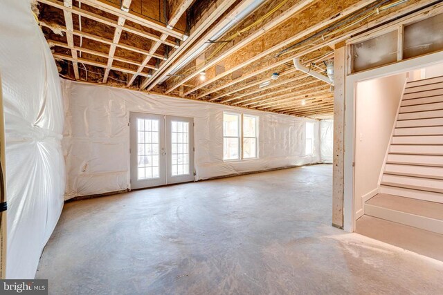 26288 Wisdom Tree Ln, Unionville, VA 22567 - below grade area with stairs