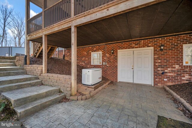 6117 Block House Rd, Partlow, VA 22534 - view of patio with stairs and a deck