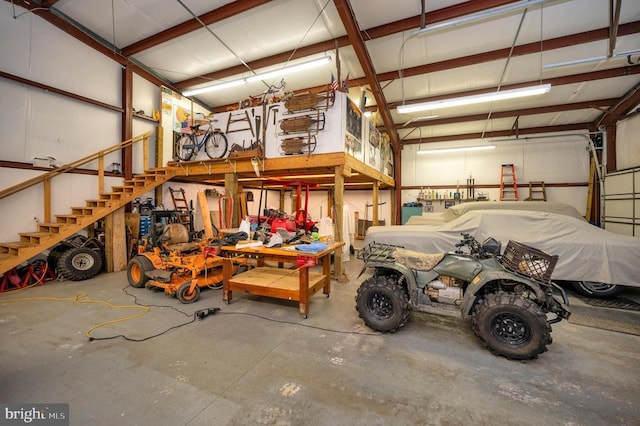 6117 Block House Rd, Partlow, VA 22534 - view of garage