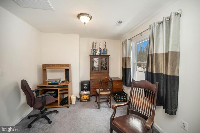 6117 Block House Rd, Partlow, VA 22534 - carpeted home office with baseboards