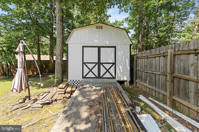 12407 Salient Ln, Spotsylvania, VA 22551 - view of shed with a fenced backyard