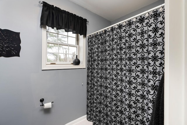 91 Twin Hills Ln, Fishersville, VA 22980 - bathroom with a shower with curtain