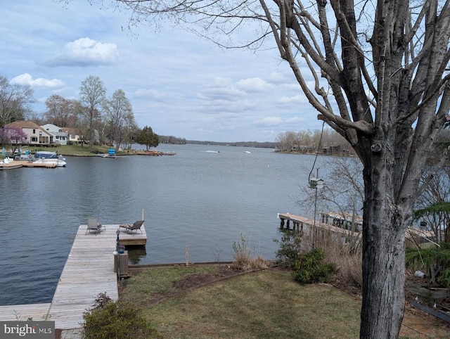 107 Ramsay Rd, Locust Grove, VA 22508 - dock featuring a water view