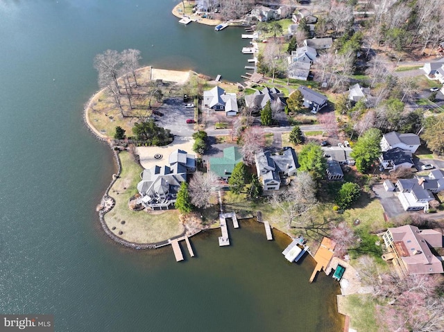 107 Ramsay Rd, Locust Grove, VA 22508 - aerial view of property and surrounding area featuring a large body of water and nearby suburban area