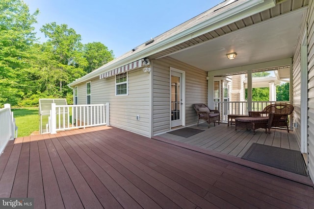  - view of wooden deck