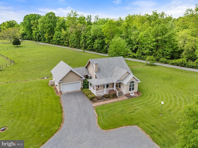  - aerial view of property and surrounding area