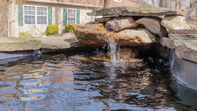 159 Yancey Ct, Mcgaheysville, VA 22840 - exterior details featuring a garden pond