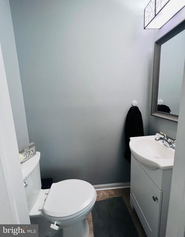5122 Cottonwood Ct, Fredericksburg, VA 22407 - half bathroom featuring vanity and tile patterned flooring