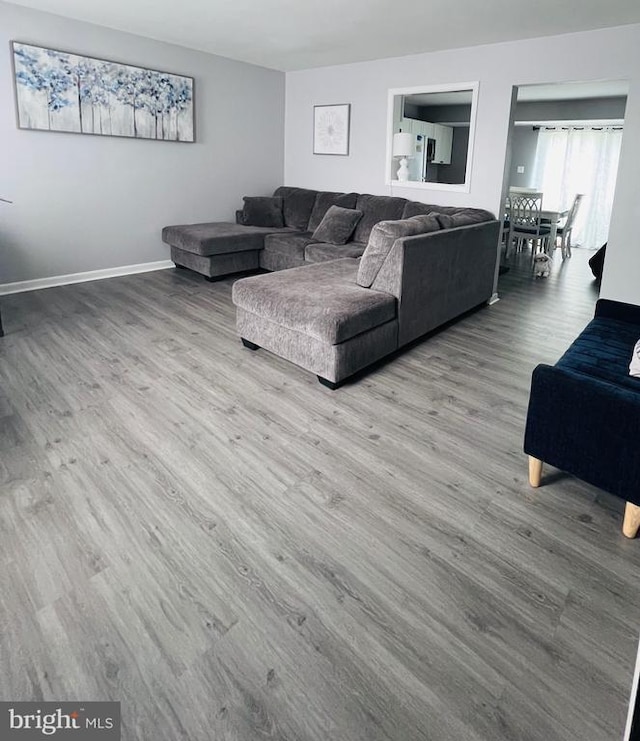 5122 Cottonwood Ct, Fredericksburg, VA 22407 - living room with wood finished floors