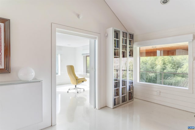 4323 Carter Rd, Schuyler, VA 22969 - doorway to outside with vaulted ceiling and a healthy amount of sunlight
