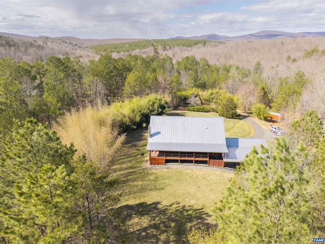 4323 Carter Rd, Schuyler, VA 22969 - birds eye view of property featuring a view of trees