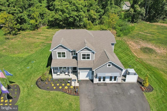  - aerial view of property and surrounding area