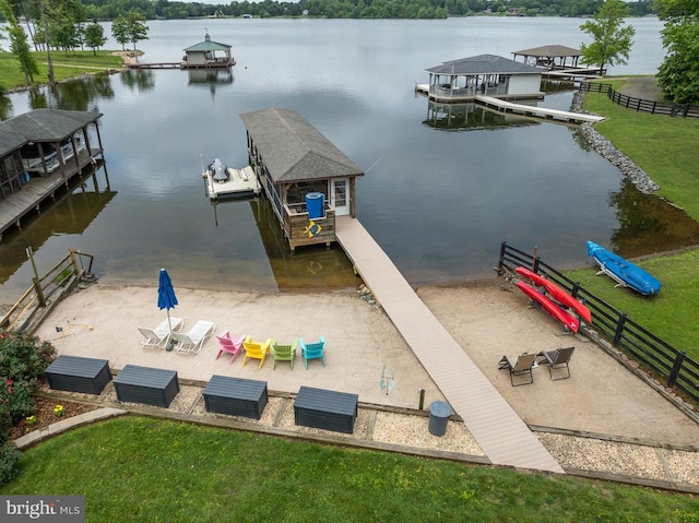 76 Retriever Ct, Bumpass, VA 23024 - dock featuring a water view