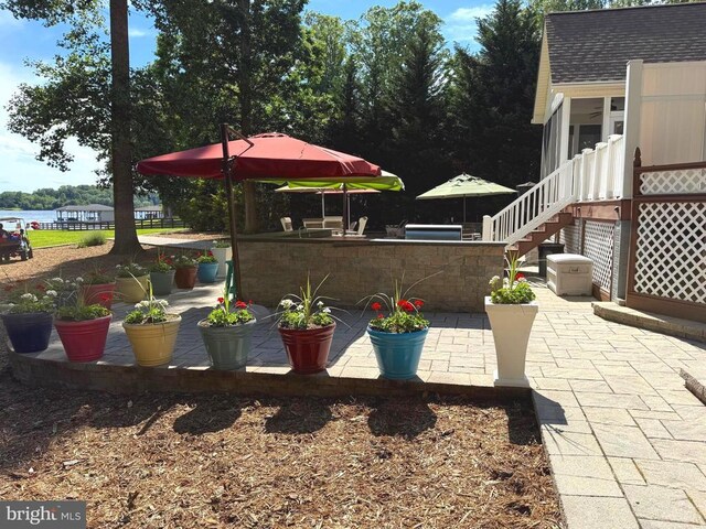 76 Retriever Ct, Bumpass, VA 23024 - water view featuring a boat dock
