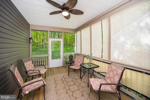 846 Confederate Dr, Locust Grove, VA 22508 - sunroom / solarium featuring ceiling fan