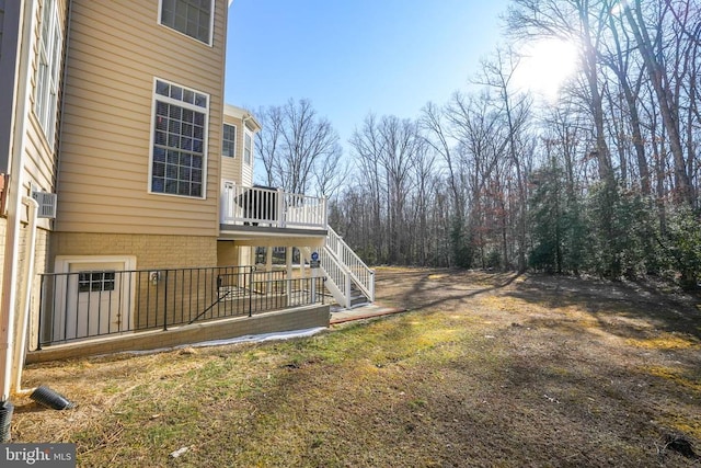 11512 Balmartin Ct, Spotsylvania, VA 22553 - view of yard featuring stairs and cooling unit