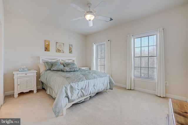 11512 Balmartin Ct, Spotsylvania, VA 22553 - bedroom featuring light colored carpet, baseboards, and ceiling fan
