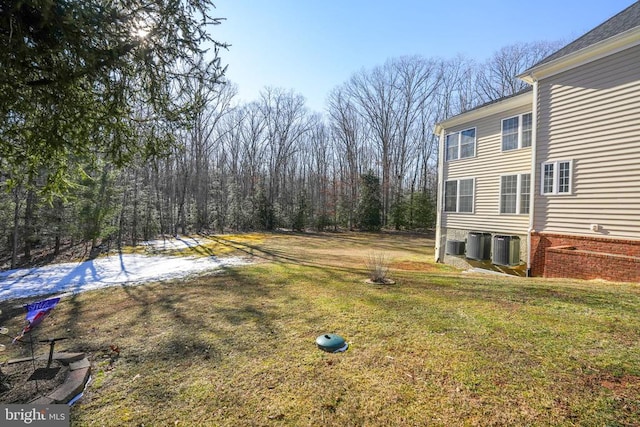 11512 Balmartin Ct, Spotsylvania, VA 22553 - view of grassy yard featuring central AC