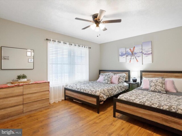 317 Locustdale Loop, Shenandoah, VA 22849 - bedroom with light wood-type flooring and ceiling fan