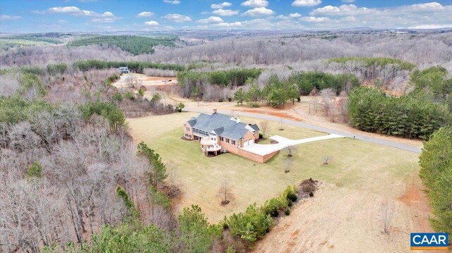 1660 Lees Mill Ln, Goode, VA 24556 - overview of rural landscape with a forest