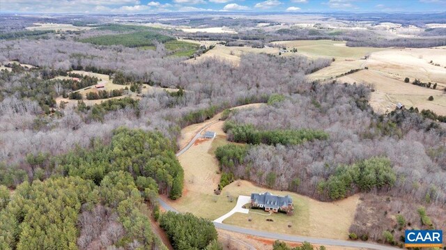 1660 Lees Mill Ln, Goode, VA 24556 - aerial overview of property's location featuring a heavily wooded area