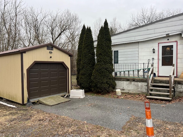 3070 Deerfield Valley Rd, Deerfield, VA 24432 - detached garage featuring covered porch and aphalt driveway