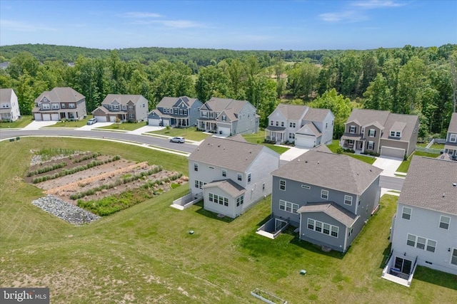 2093 Whithorn Hl, Jeffersonton, VA 22724 - aerial perspective of suburban area featuring a heavily wooded area