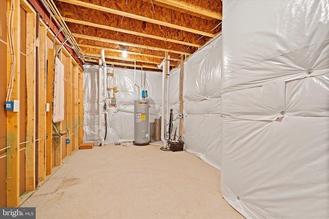 2093 Whithorn Hl, Jeffersonton, VA 22724 - unfinished below grade area featuring water heater