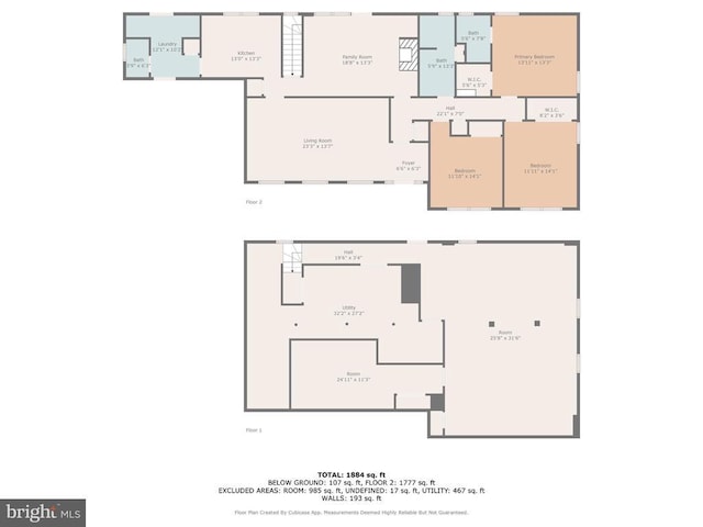 19253 Rolling Hills Dr, Culpeper, VA 22701 - view of floor plan / room layout