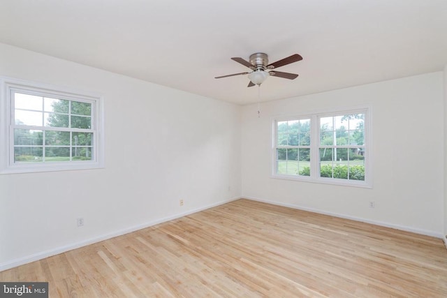 19253 Rolling Hills Dr, Culpeper, VA 22701 - empty room featuring light wood-type flooring and a ceiling fan