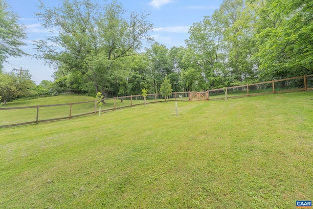2523 Stony Point Rd, Charlottesville, VA 22911 - view of yard with view of wooded area