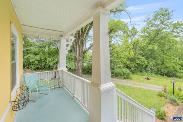 2523 Stony Point Rd, Charlottesville, VA 22911 - view of covered porch