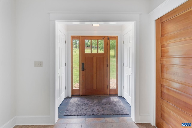 2523 Stony Point Rd, Charlottesville, VA 22911 - entrance foyer featuring baseboards and tile patterned floors
