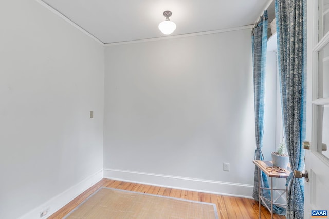2523 Stony Point Rd, Charlottesville, VA 22911 - empty room with light wood-style flooring and crown molding