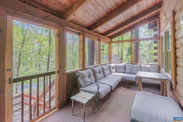 711 Jefferson Dr, Palmyra, VA 22963 - sunroom / solarium with an outdoor living space