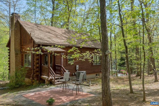 711 Jefferson Dr, Palmyra, VA 22963 - view of patio with cooling unit