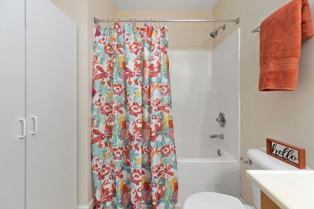 101 Jasper Ln, Waynesboro, VA 22980 - bathroom with toilet, shower / bathtub combination with curtain, and vanity