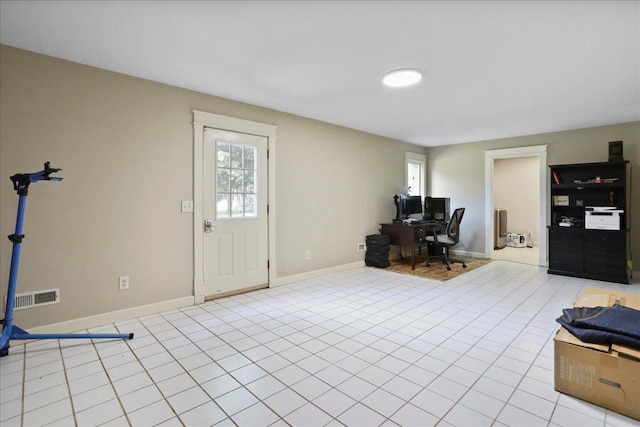 162 Hartman Ct, Mcgaheysville, VA 22840 - home office with light tile patterned floors