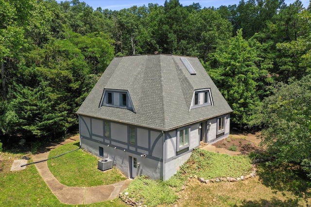 162 Hartman Ct, Mcgaheysville, VA 22840 - view from above of property with a heavily wooded area