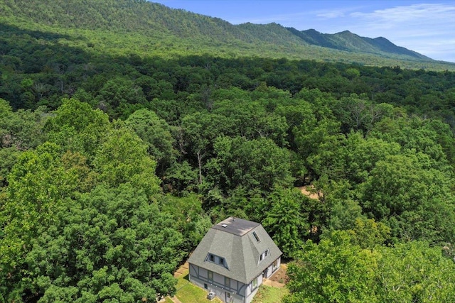 162 Hartman Ct, Mcgaheysville, VA 22840 - drone / aerial view of a heavily wooded area and mountains