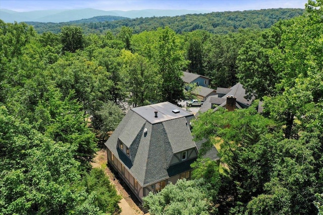 162 Hartman Ct, Mcgaheysville, VA 22840 - view from above of property with a heavily wooded area