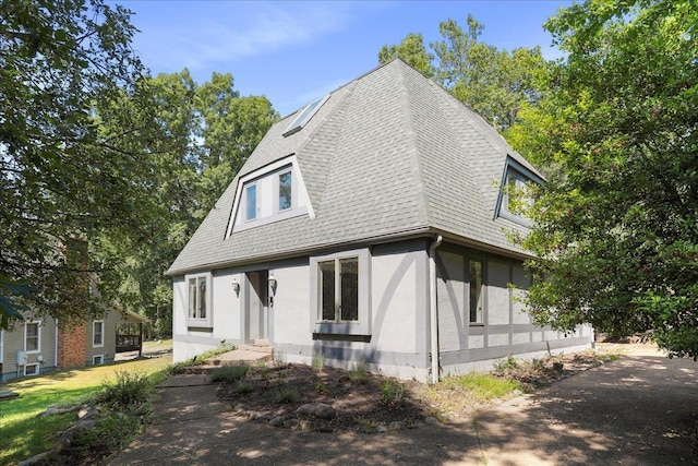 162 Hartman Ct, Mcgaheysville, VA 22840 - view of front of property with a shingled roof and stucco siding
