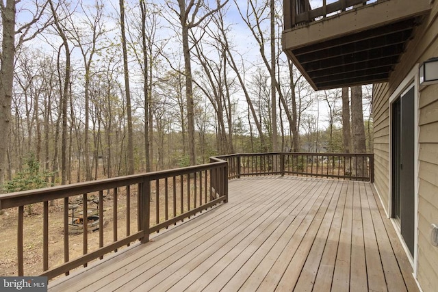 9 Twin Springs Dr, Fredericksburg, VA 22407 - view of wooden terrace
